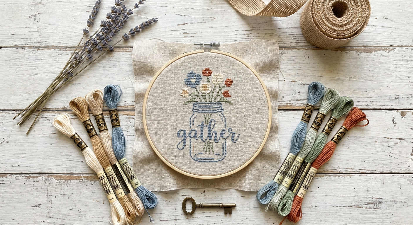 DMC Colors for Farmhouse Projects