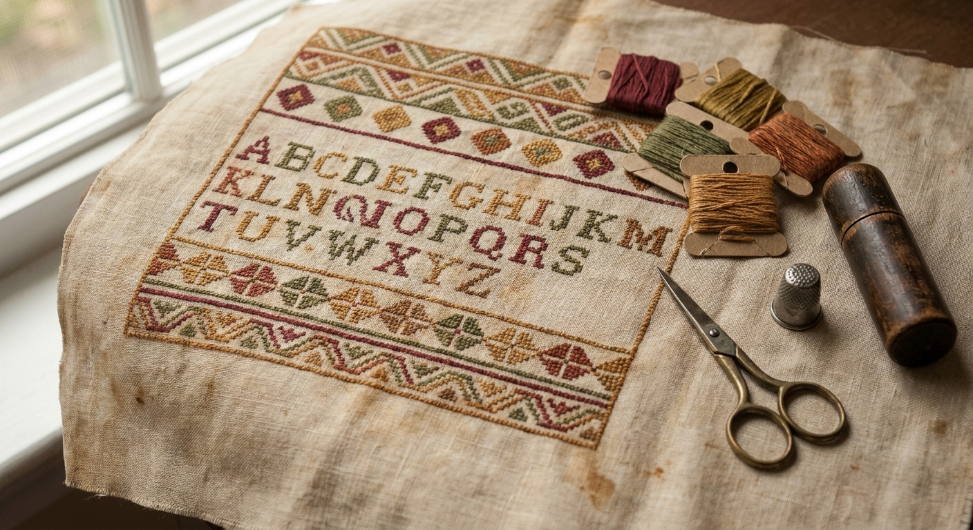 DMC Colors for Vintage Samplers