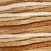 DMC 105 Variegated Brown embroidery floss skein