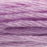 DMC 153 Very Light Violet embroidery floss skein