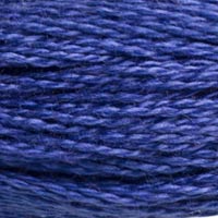DMC 158 Medium Very Dark Cornflower Blue embroidery floss skein