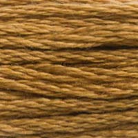 DMC 167 Very Dark Yellow Beige embroidery floss skein