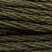 DMC 3021 Very Dark Brown Gray embroidery floss skein