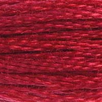 DMC 304 Medium Red embroidery floss skein