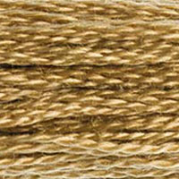 DMC 3045 Dark Yellow Beige embroidery floss skein