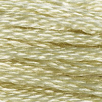DMC 3047 Light Yellow Beige embroidery floss skein