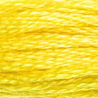 DMC 307 Lemon embroidery floss skein