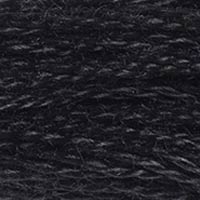 DMC 310 Black embroidery floss skein