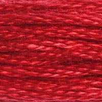 DMC 321 Christmas Red embroidery floss skein