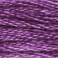 DMC 327 Dark Violet embroidery floss skein