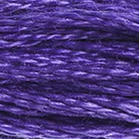 DMC 333 Very Dark Blue Violet embroidery floss skein