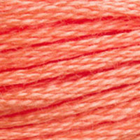 DMC 3340 Medium Apricot embroidery floss skein