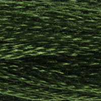 DMC 3345 Dark Hunter Green embroidery floss skein