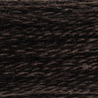 DMC 3371 Black Brown embroidery floss skein