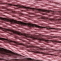 DMC 3687 Mauve embroidery floss skein
