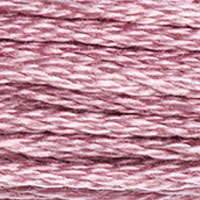 DMC 3688 Medium Mauve embroidery floss skein