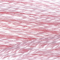 DMC 3689 Light Mauve embroidery floss skein