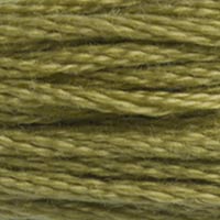 DMC 370 Medium Mustard embroidery floss skein