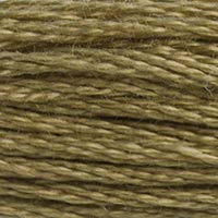 DMC 371 Mustard embroidery floss skein