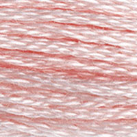 DMC 3713 Very Light Salmon embroidery floss skein