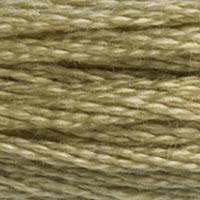 DMC 372 Light Mustard embroidery floss skein