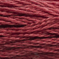 DMC 3721 Dark Shell Pink embroidery floss skein