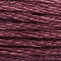 DMC 3726 Dark Antique Mauve embroidery floss skein