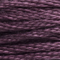 DMC 3740 Dark Antique Violet embroidery floss skein