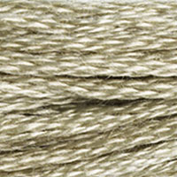 DMC 3782 Light Mocha Brown embroidery floss skein