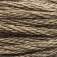DMC 3790 Ultra Dark Beige Gray embroidery floss skein