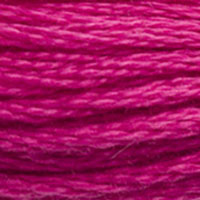 DMC 3804 Dark Cyclamen Pink embroidery floss skein