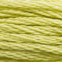 DMC 3819 Light Moss Green embroidery floss skein