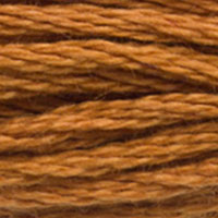 DMC 3826 Golden Brown embroidery floss skein