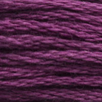 DMC 3834 Dark Grape embroidery floss skein