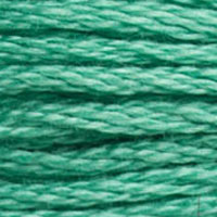 DMC 3851 Light Bright Green embroidery floss skein