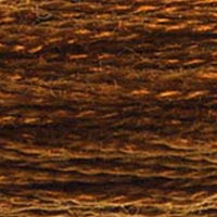 DMC 433 Medium Brown embroidery floss skein