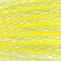 DMC 445 Light Lemon embroidery floss skein