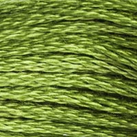 DMC 470 Light Avocado Green embroidery floss skein