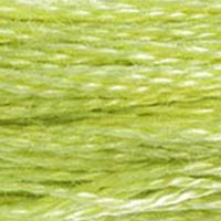 DMC 472 Ultra Light Avocado Green embroidery floss skein