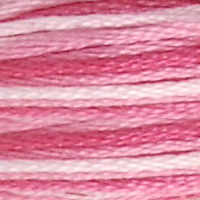 DMC 48 Variegated Peach embroidery floss skein