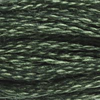 DMC 520 Dark Fern Green embroidery floss skein