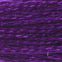 DMC 550 Very Dark Violet embroidery floss skein