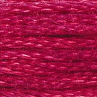 DMC 600 Very Dark Cranberry embroidery floss skein