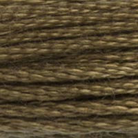 DMC 611 Drab Brown embroidery floss skein