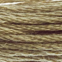 DMC 612 Light Drab Brown embroidery floss skein