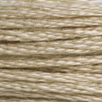 DMC 613 Very Light Drab Brown embroidery floss skein