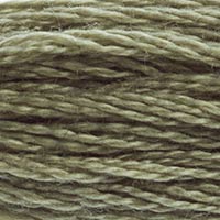DMC 642 Dark Beige Gray embroidery floss skein