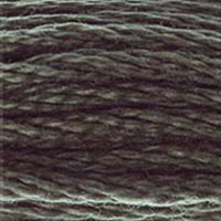 DMC 645 Very Dark Beaver Gray embroidery floss skein