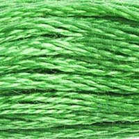 DMC 702 Kelly Green embroidery floss skein
