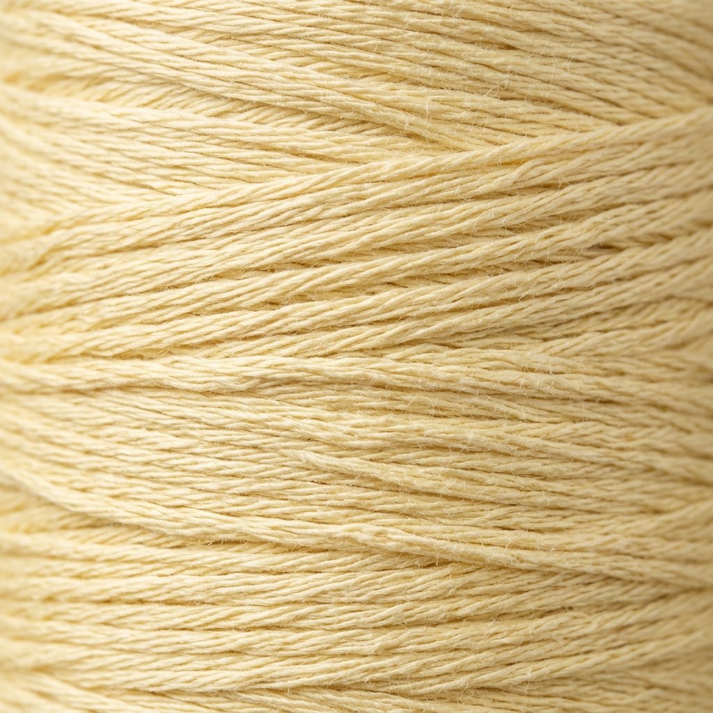 DMC 714 Pale Yellow embroidery floss skein